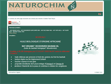 Tablet Screenshot of naturochim.com